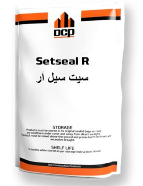 صورة  (وزن الكيس-25كجم) سيت سيل آر طينه أسمنتيه عازله للماء للخرسانة تعمل علي سد الأقنية الشعرية(الفراغات) فى الخرسانة تسرب المياه الشعري الأسمنتي يجعل الخرسانة. يعمل عن طريق الجمع مع الكالسيوم الحر في الاسمنت لتشكيل بلورات غير قابلة للذوبان.نظام غير سام.