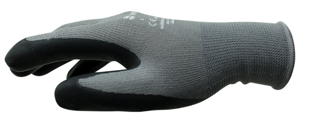 صورة GLOVES 13 GAUGE POLYESTER WITH BREATHABLE NITRILE FOAM SIZE L WURTH