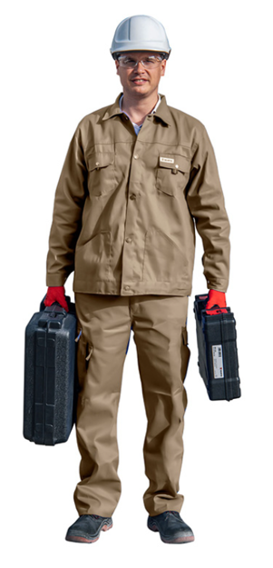 صورة POLARKOTON PANT & SHIRT 195 GSM KHAKI SIZE 4XL WURTH