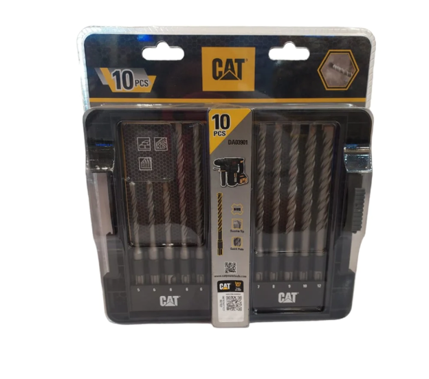 صورة Cat® SDS Hard Rock Drill Set 10 pc